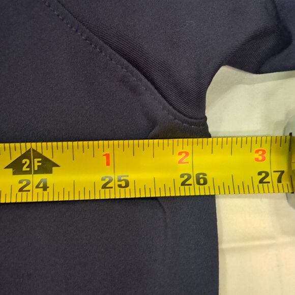 Cremieux Performance 38 Mens Zip Pullover Long Sleeve Shirt Jacket 2XL Dark Blue - Picture 16 of 16